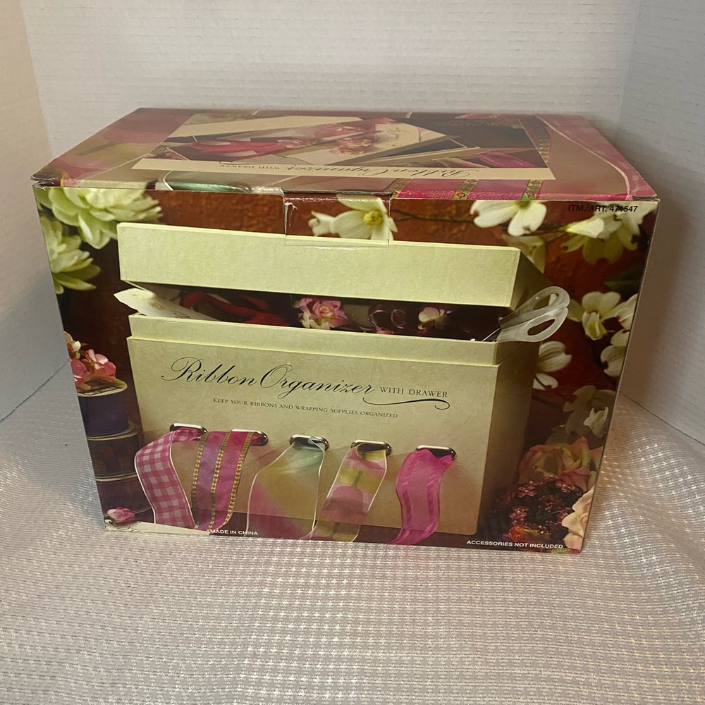 Ribbon Organizer with Drawer